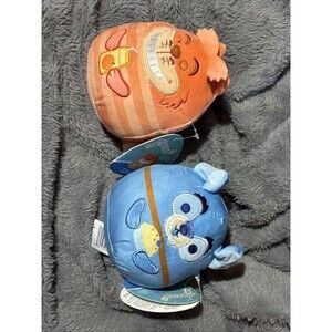 Disney Squishmallows Scented Orange Cheshire Cat And Blueberry Muffin Tart Tramp